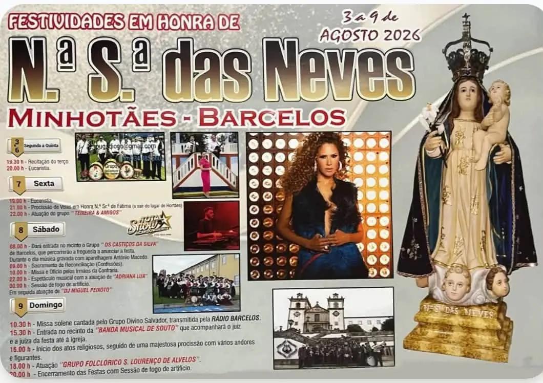 Festividades em Honra de Nossa Senhora das Neves